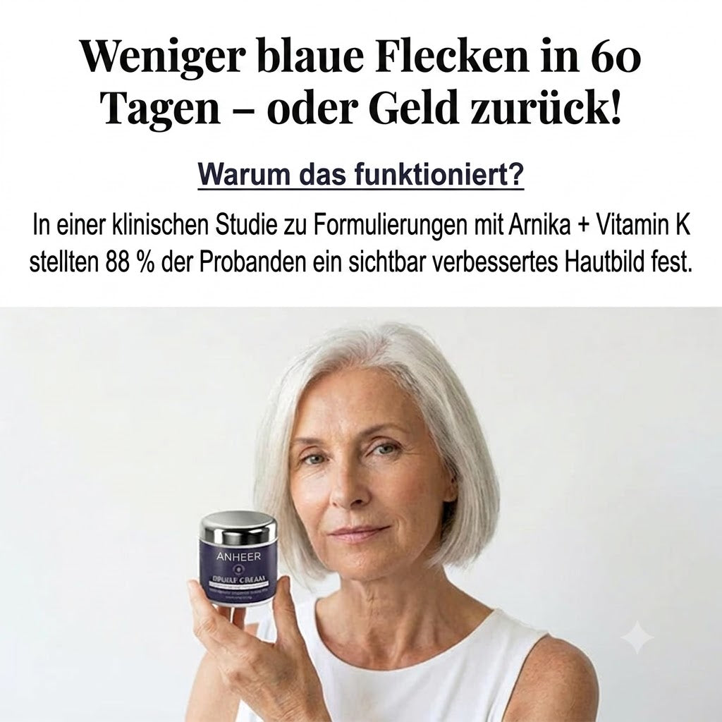 💥Über 75.000 Mal verkauft💕 – Anheer® Hautstärkende Creme gegen blaue Flecken