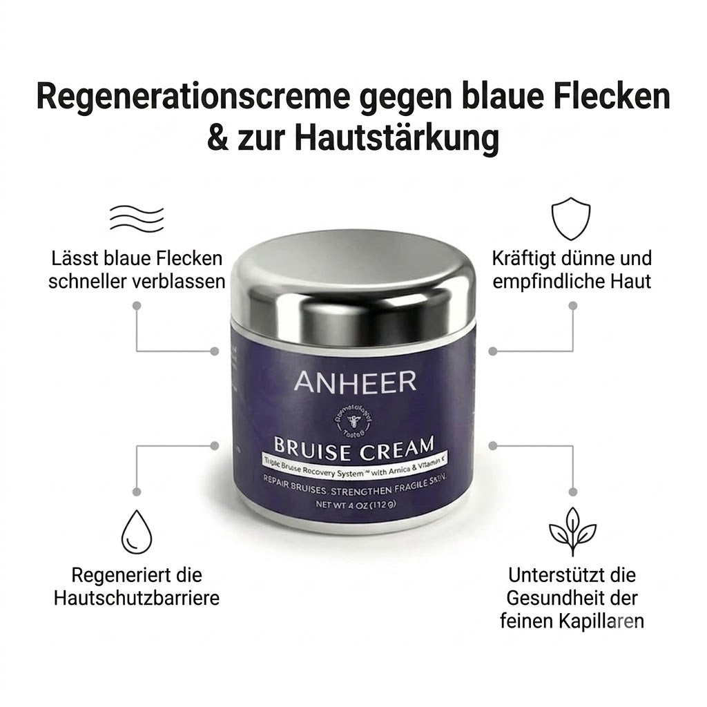 💥Über 75.000 Mal verkauft💕 – Anheer® Hautstärkende Creme gegen blaue Flecken