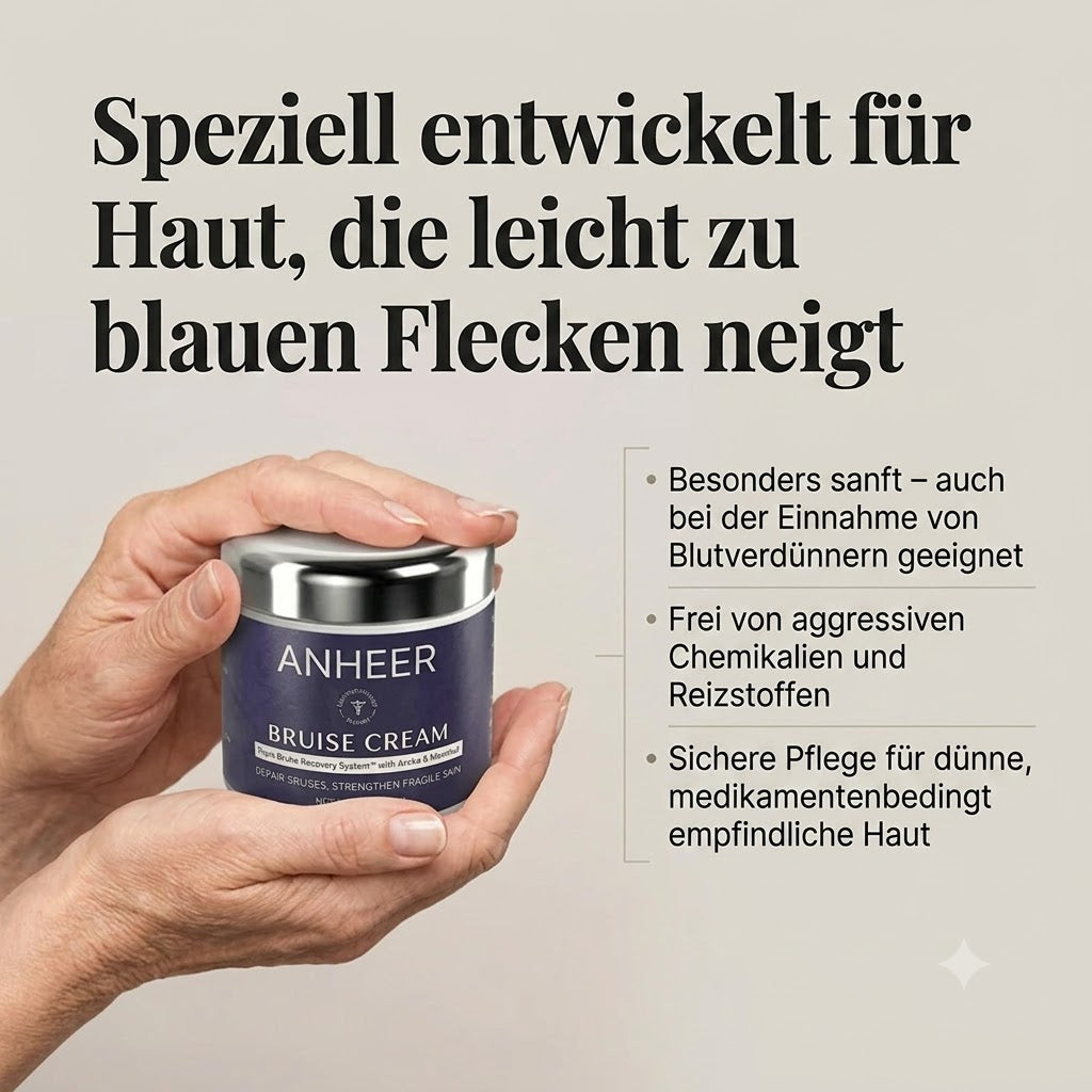 💥Über 75.000 Mal verkauft💕 – Anheer® Hautstärkende Creme gegen blaue Flecken