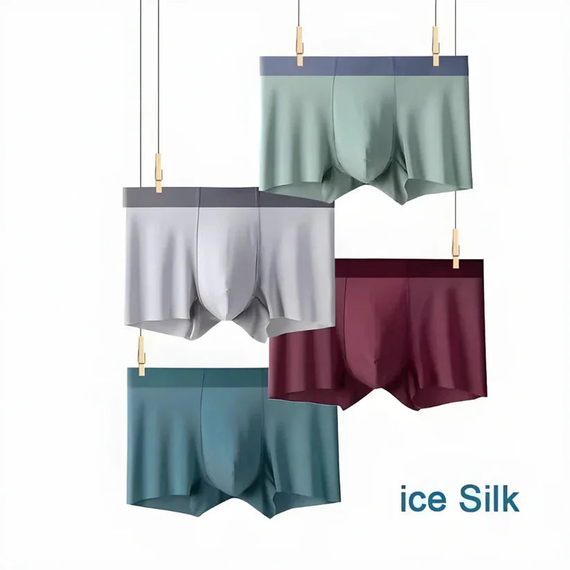 Anti-Schweiß Ice Silk Boxershorts (4er-Pack)
