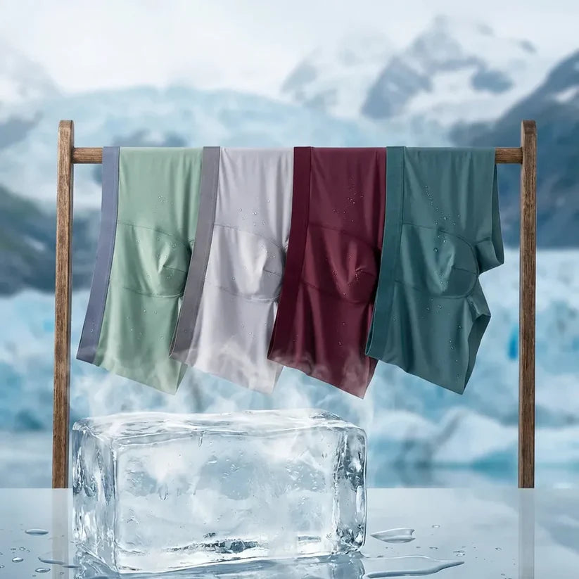 Anti-Schweiß Ice Silk Boxershorts (4er-Pack)